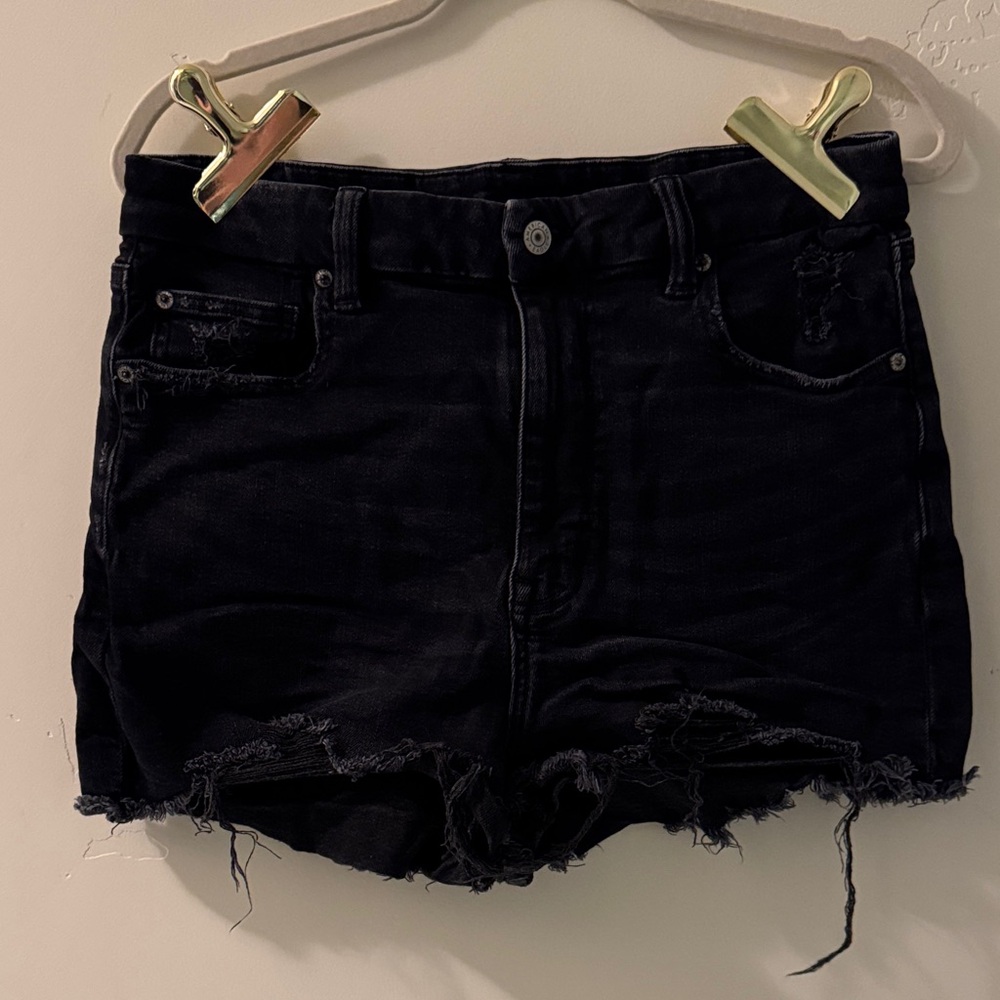 American Eagle Outfitters Black Jean Shorts